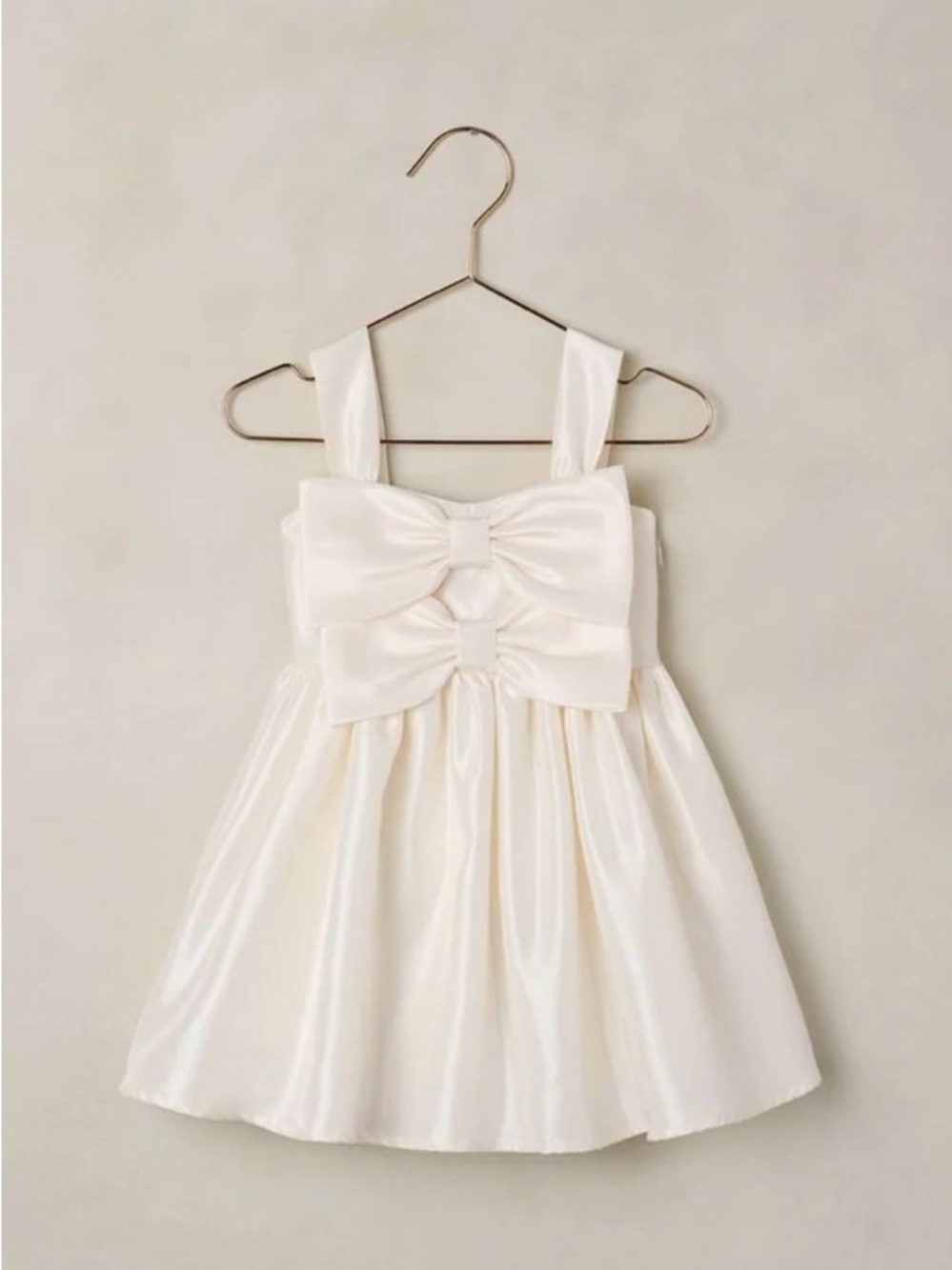 Noralee nwt Cindy dress Classic Ivory Bow Holiday Dress for Girls